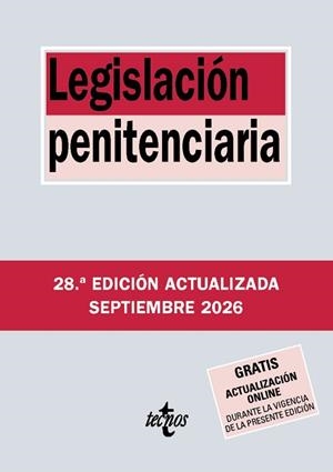 LEGISLACIÓN PENITENCIARIA(28ª EDICIÓN 2026) | 9788430994465 | Llibreria Geli - Llibreria Online de Girona - Comprar llibres en català i castellà