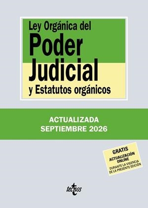 LEY ORGÁNICA DEL PODER JUDICIAL(41ª EDICIÓN 2026) | 9788430994410 | Llibreria Geli - Llibreria Online de Girona - Comprar llibres en català i castellà