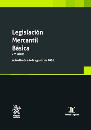 LEGISLACIÓN MERCANTIL BÁSICA(27ª EDICIÓN 2026) | 9791370596231 | OLAVARRÍA IGLESIA, JESÚS/MARIMÓN DURÁ, RAFAEL | Llibreria Geli - Llibreria Online de Girona - Comprar llibres en català i castellà