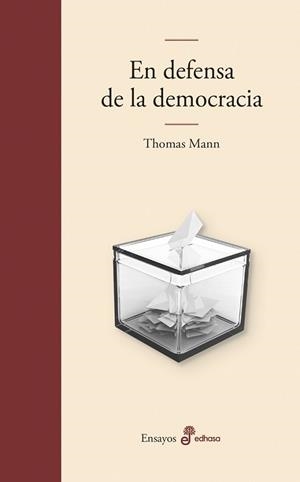 EN DEFENSA DE LA DEMOCRACIA | 9788435011907 | MANN, THOMAS | Llibreria Geli - Llibreria Online de Girona - Comprar llibres en català i castellà