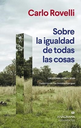 SOBRE LA IGUALDAD DE TODAS LAS COSAS | 9788433951007 | ROVELLI, CARLO | Libreria Geli - Librería Online de Girona - Comprar libros en catalán y castellano