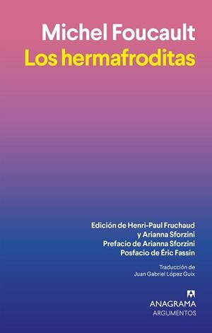 LOS HERMAFRODITAS | 9788433951069 | FOUCAULT, MICHEL | Libreria Geli - Librería Online de Girona - Comprar libros en catalán y castellano