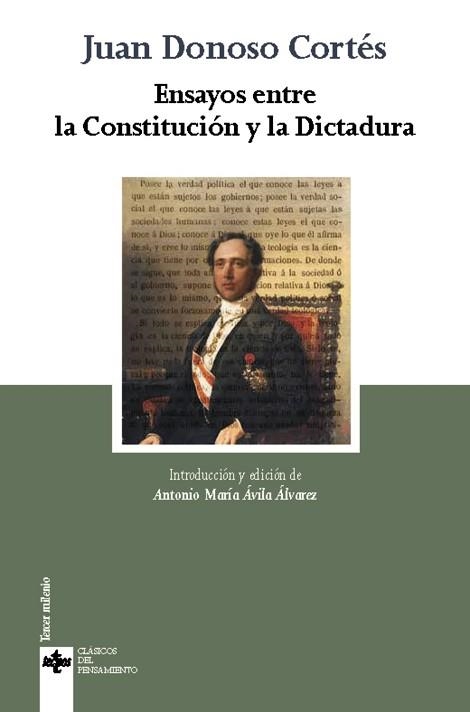 ENSAYOS ENTRE LA CONSTITUCIÓN Y LA DICTADURA | 9788430995141 | DONOSO CORTÉS, JUAN | Llibreria Geli - Llibreria Online de Girona - Comprar llibres en català i castellà