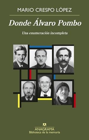 DONDE ÁLVARO POMBO | 9788433951083 | CRESPO LÓPEZ, MARIO | Llibreria Geli - Llibreria Online de Girona - Comprar llibres en català i castellà