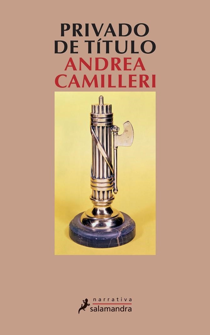PRIVADO DE TITULO | 9788498380774 | CAMILLERI,ANDREA | Libreria Geli - Librería Online de Girona - Comprar libros en catalán y castellano