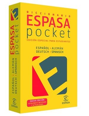 DICCIONARIO ESPASA POCKET.ESP/ALEMAN.DEUTCH/SPANISH | 9788467024982 | Llibreria Geli - Llibreria Online de Girona - Comprar llibres en català i castellà