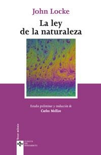 LA LEY DE LA NATURALEZA | 9788430945382 | LOCKE,JOHN | Libreria Geli - Librería Online de Girona - Comprar libros en catalán y castellano